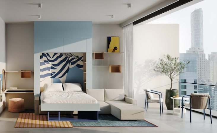 Studio Apartment in Rove Home Dubai Marina Studio Apartment in Rove Home Dubai Marina