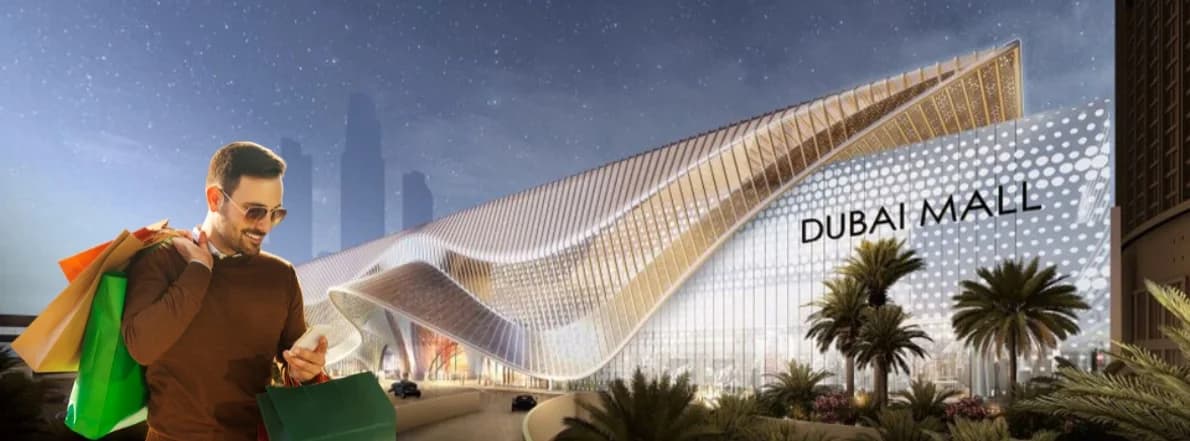 首次访问迪拜购买中心的游客提示是什么?